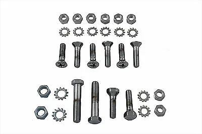 Rear Fender Strut Stock Chrome Bolt Kit for Harley Davidson by V-Twin Foto 1 de 1