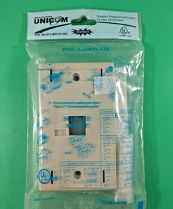 UNICOM MIOP1-MPU01-BG MIO TERMINAL FACEPLATE - Picture 1 of 3