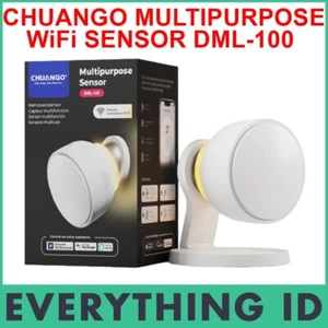 CHUANGO WiFi MULTIPURPOSE SENSOR MOTION DETECTION ALARM, NIGHT LIGHT & LOTS MORE - Picture 1 of 2