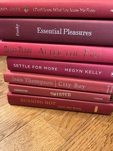 7 Red Books Staging Prop Decor Instant Library colors - Picture 1 of 5