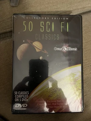 50 SCI FI Classics Collectors Edition (5 DVDs) 62 Hours Raymond Burr NEW - Image 1 of 2