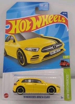 2021 Hot Wheels - '19 Mercedes-Benz A-Class - Yellow - Image 1 of 2