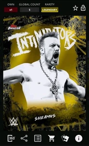 [Digital] Topps Slam Sheamus Finest Gold Intimidators LE Legendary - Bild 1 von 2