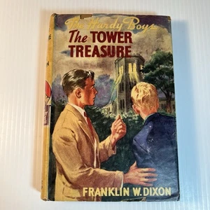 Hardy Boys: #1: The Tower Treasure Franklin W. Dixon HB/DJ Early Printing - Imagen 1 de 17