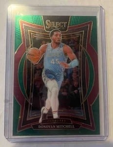 2024 Panini Select Donovan Mitchell Concourse verde tectónico Prizm #21 Cavaliers - Imagen 1 de 2