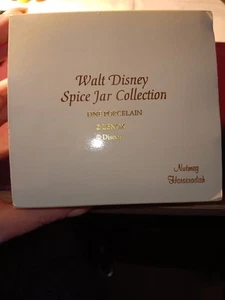 Vtg Walt Disney Lenox Spice Jar Collection, Nutmeg-Pluto & Horseradish-Goofy - Picture 1 of 16