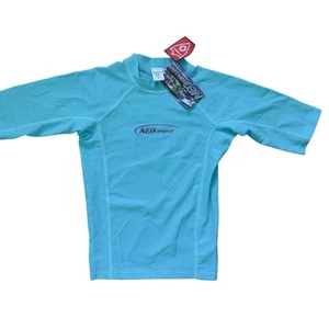 NEOsport Watersport Gear Unisex Kid's Blue UV Shield Top Size 6 NEW With Tags - Picture 1 of 7
