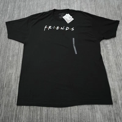 Serie de camisetas Friends Show para hombre adulto ropa negra cuello redondo corta 2XL Foto 1 de 4