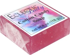 Cotton Candy Glycerin Soap by Eclectic Lady, 4 oz Bar - Picture 1 of 8