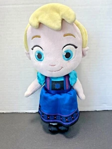 12” Disney Store Frozen ELSA CHILD Toddler Plush Doll Queen Princess Blonde - Picture 1 of 4