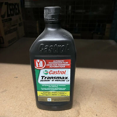 7 QUART CASTROL TRANSMAX DEXRON-VI MERCON LV Transmission Fluid ATF for BMW SAAB - Image 1 of 2