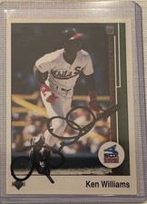 1989 Ken Williams Autographed Upper Deck Card #506