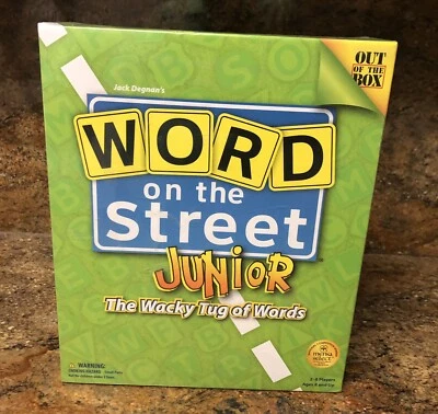 Word On The Street Junior Board Game by Out Of The Box NEW SEALED Free Shipping - Image 1 of 2