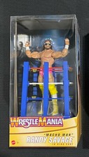 WWE Mattel Macho Man Randy Savage Wrestlemania Celebration Series Figure WWF