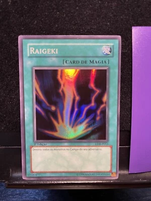 YuGiOh Raigeki LDB-P053 1st Edition Portuguese ￼029💎NM ++💎 - Image 1 of 4