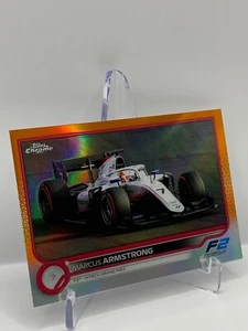2022 Topps Chrome Formula 1 #135 Marcus Armstrong Orange Red Refractor SP F1 - Bild 1 von 2