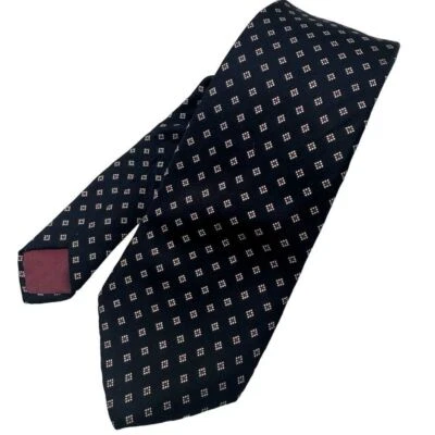 Andhurst Mens 100% Silk Tie Necktie,Navy Blue tie,business tie,silk tie - Image 1 of 4