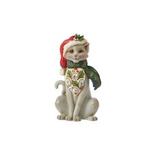 Jim Shore Heartwood Creek Miniature Christmas Cat Figurine 6012961