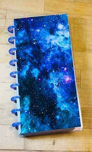 Galaxy Cover Set for use with Half Sheet Skinny Classic Happy Planner- - Picture 1 of 4