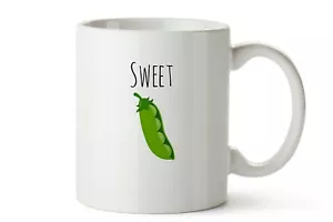 Sweet Pea Mug Funny Word Play 11 Ounces Gift Coffee Or Tea Drinker - Picture 1 of 1
