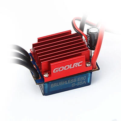 GOOLRC 35A Brushless ESC Electric Speed Controller f/1/16 1/18 RC Car Truck D6G6 - Image 1 of 4