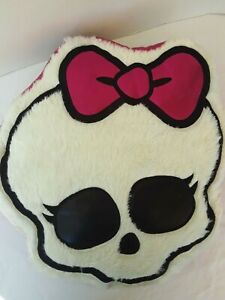 Mattel Monster High Dolls Soft Plush Girl Skull Cuddle Throw Pillow Cushion 2012
