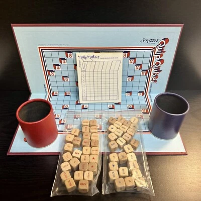 SCRABBLE Quip Qubes Cross Sentence Board Game 1981 Vintage Rare & COMPLETE - Image 1 of 4