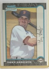 1999 Bowman Chrome #127 Tony Torcato San Francisco Giants Baseball Card 