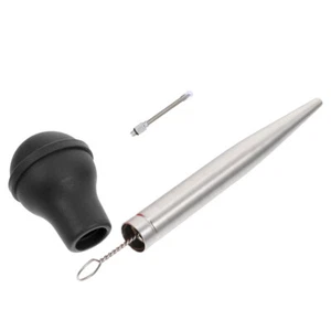 Stainless Steel Metal Injector Meat Marinade Injector Turkey Baster Injector - Picture 1 of 12