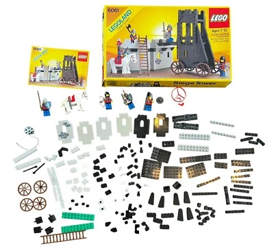 Lego 6061 Siege Tower - complete: box, instructions, minifigs, and pieces-  1984 - Image 1 of 4