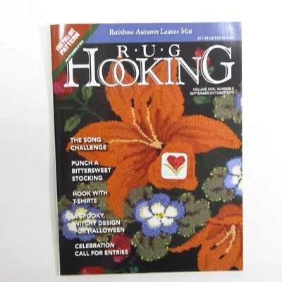 Rug Hooking Magazine Vol. XXXI Sep/Oct 2019 -  Autumn Fox Pattern - Image 1 of 4