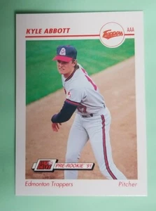 Kyle Abbott 1991 Line Drive AAA #151 - Edmonton Trappers - Imagen 1 de 2