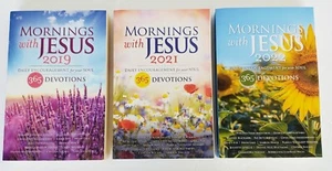Lot of 3 Mornings with Jesus Guidepost Religious Trade Paperback Books - Picture 1 of 11