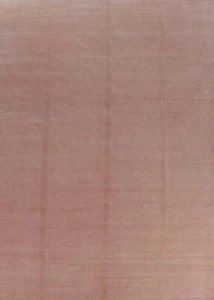 Contemporary Pink Modern Vegetable Dye Gabbeh Handmade Wool Rug Area Carpet 9x12 - Picture 1 of 13