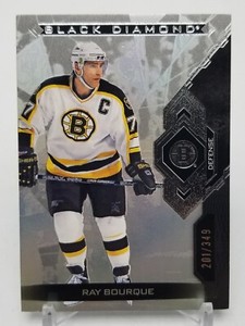 2022-23 Upper Deck Black Diamond RAY BOURQUE /349 Boston Bruins Legends #BDB-RB