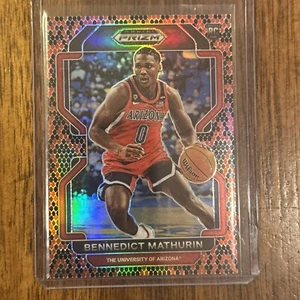 2022 Benedict Mathurin Venom Snakeskin Prizm Rookie Card RC Sp Case Hit - Picture 1 of 2
