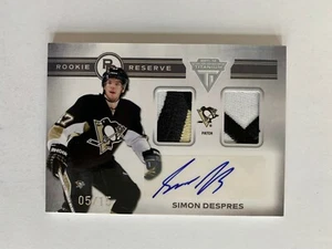 2011-12 Panini Titanium RC Reserve Memorabilia Autograph Patch S. Despres 05/15 - Picture 1 of 2