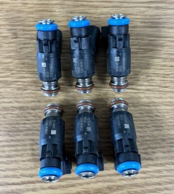 (6件装)2006-2011通用汽车正品原始设备制造商12616862燃油喷射器雪佛兰别克庞蒂亚克 — 第 1/4 张图片