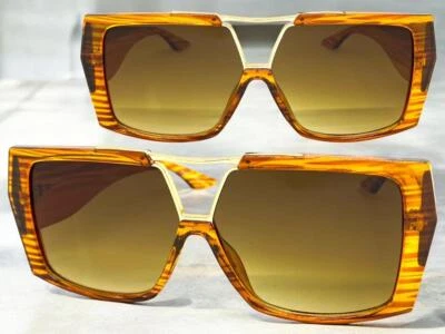 Clásico Vintage Estilo Retro Hardcore Hip Hop Rapero Proxeneta GAFAS DE SOL Marco Naranja Foto 1 de 4