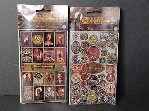 (2) SEALED Sandylion Disney Pirates Of The Caribbean Sticker Pack 2 Sheets - Picture 1 of 11