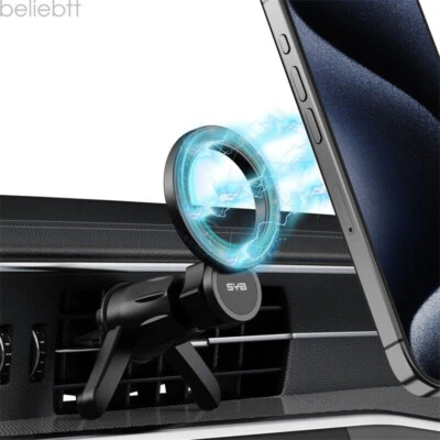 360°Rotation Magnetic Cell Phone Holder for Car Vent Mount MagSafe Compatible - Image 1 of 4