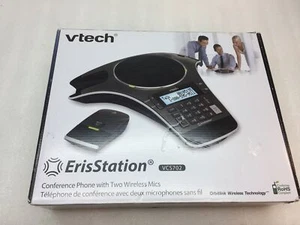 VTech Erisstation VCS702 Conference Phone w/ 2 Orbitlink Wireless Mics - Picture 1 of 11