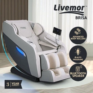 Livemor Massage Chair Electric Recliner 24 Nodes Full Body Massager Brisa - Picture 1 of 9