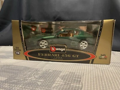 BBurago 1/18 Ferrari 456 GT 1992 Green NIB - Image 1 of 4