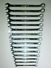 Armstrong Tools USA 15pc Metric Combination Wrench Set 7-19mm & 21-22mm VGC