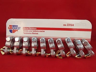10 PC MARINE DEKA CARQUEST Heavy-Duty Top Post Battery CABLE Terminal #00149 USA - Image 1 of 2