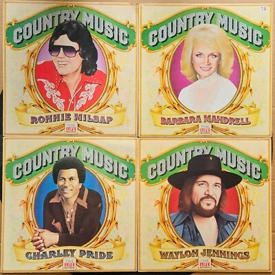 Vintage 4 LP Lot #202: Time-Life Country Music Waylon, Ronnie, Charley, Barbara - Image 1 of 4