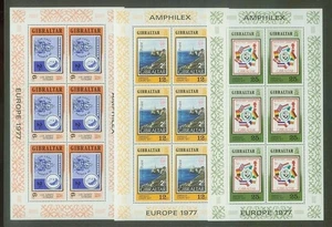 GIBILTERRA 1977 Europa 3 BF MNH** - Picture 1 of 1