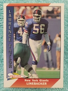 1991 PACIFIC LAWRENCE TAYLOR #356 NEW YORK GIANTS  - Picture 1 of 4