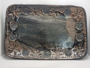 Vintage Whitstable Potters Platter By Sheila Woods Signed Brutalist Large Heavy - Picture 1 of 12